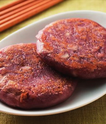 紫薯芋泥煎饼
